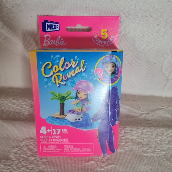 Colour Reveal Mega Barbie Building Block set - Picture 11 of 11